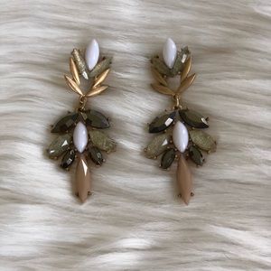 Multicolor Post back earring